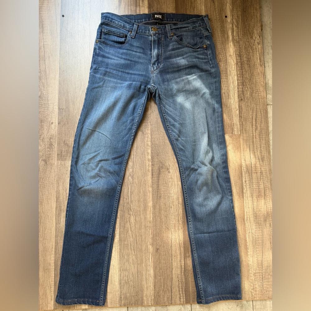 PAIGE Lexon Blue Jeans Size Womens 29 EUC - Picture 1 of 12